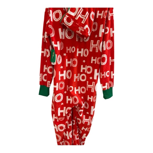 NWT Tipsy Elves Unisex Ho Ho Ho Jumpsuit Christmas Onesie Medium - Picture 13 of 16